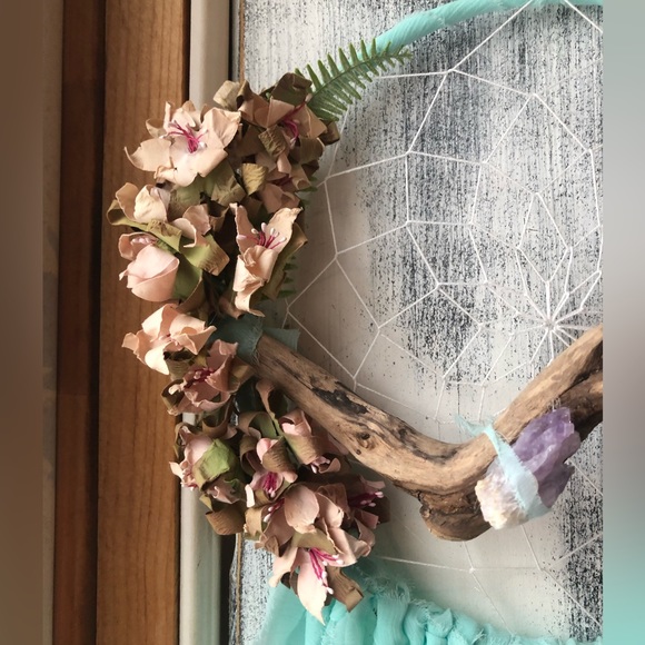 Cyan coloured dream catcher - Picture 3 of 8